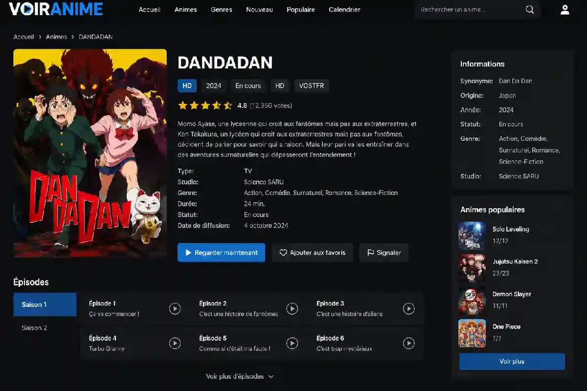 voiranime.com dandadan
