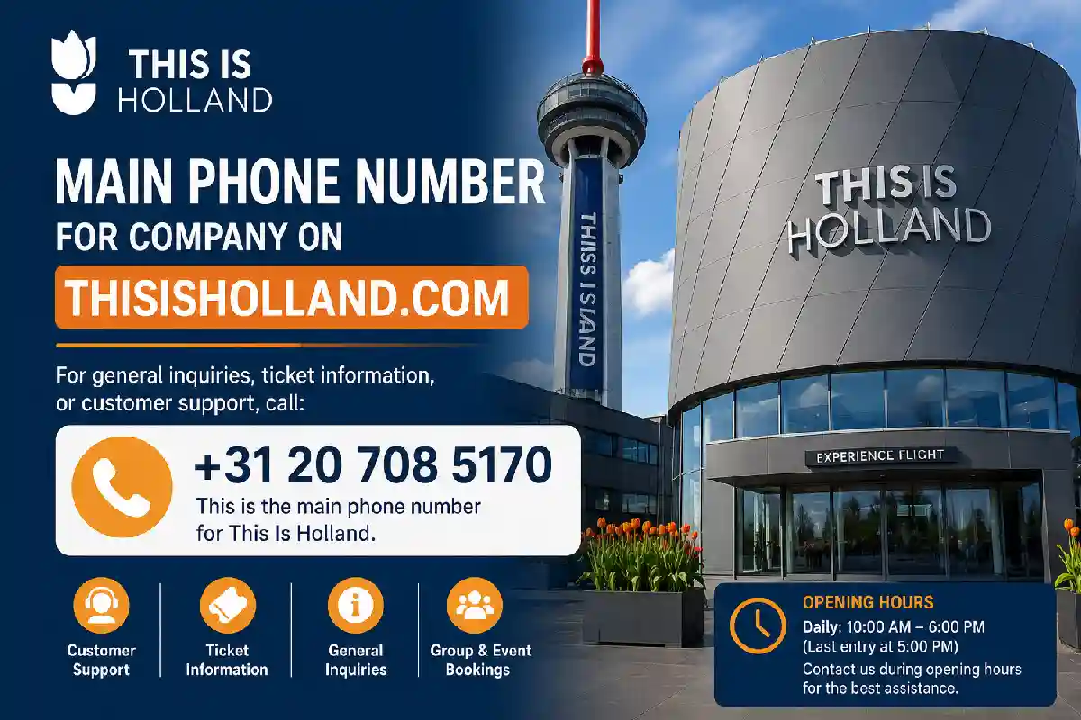 main phone number for company on thisisholland.com