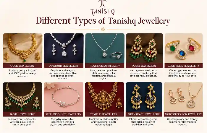 types of tanishq jewellery