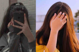 Instagram Stylish Hidden Face Girl Pic